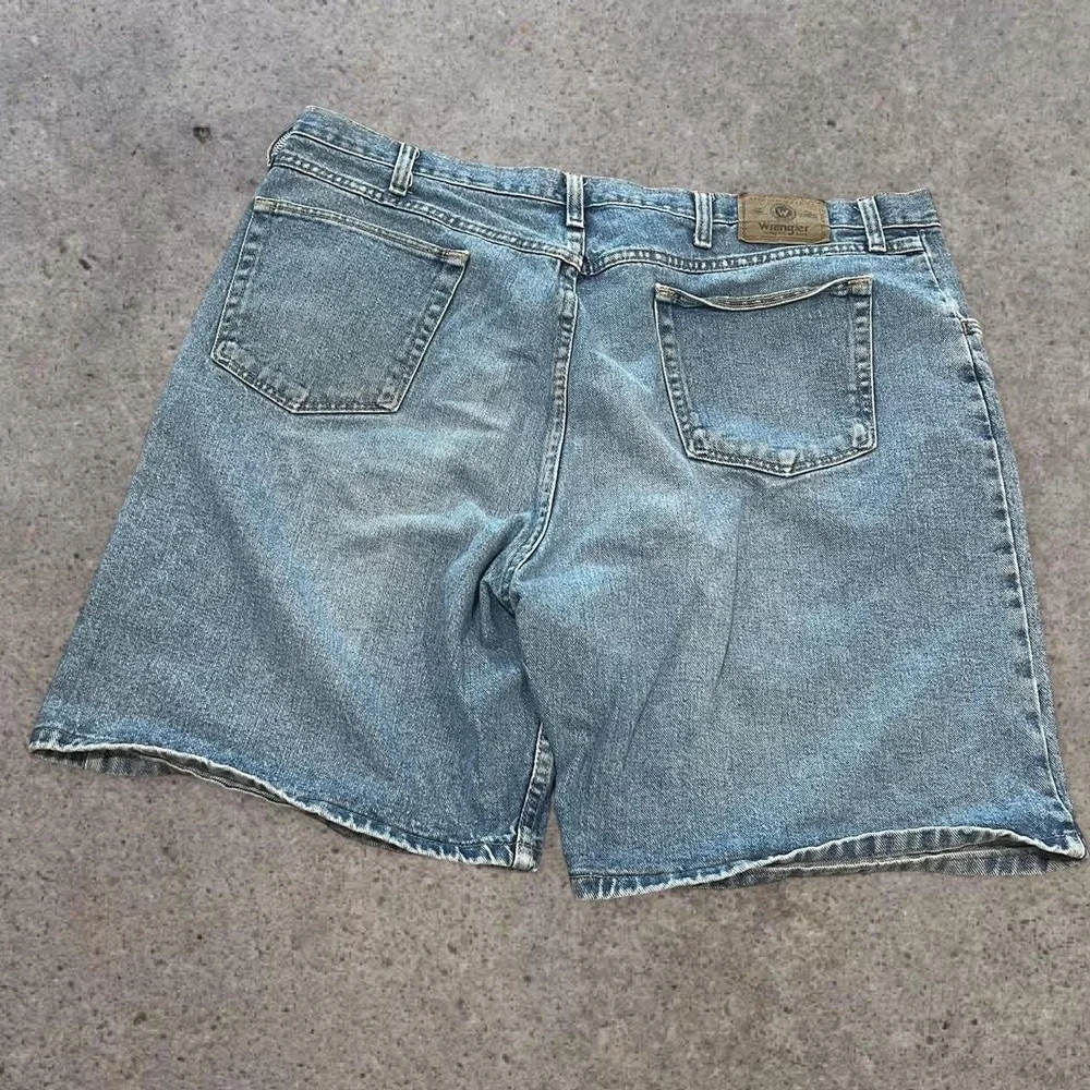 Vintage 2000s Wrangler Relaxed Fit 42 Baggy Jorts Denim Y2K Skater Grunge